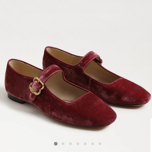 Shoes - NWT Sam Edelman Michaela Mary Jane Flat in Raspberry